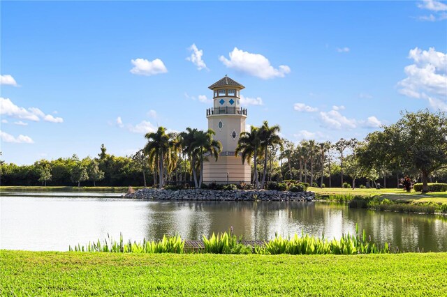 view of water feature