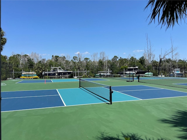 view of sport court