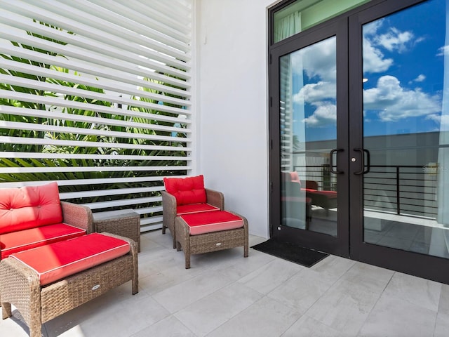 view of patio / terrace with french doors