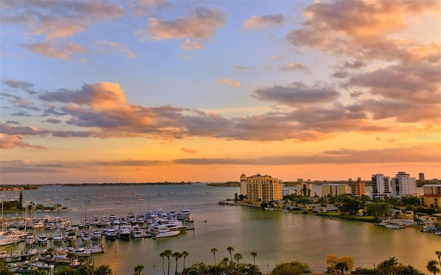 property view of water