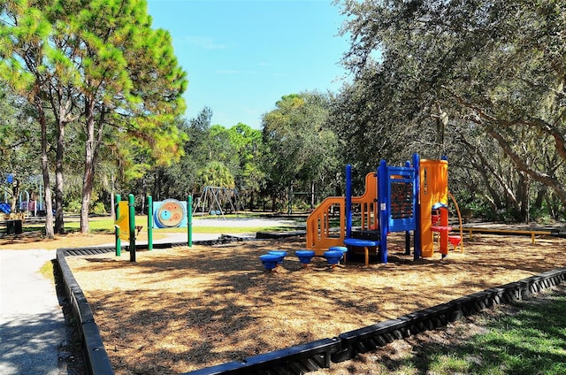 view of play area