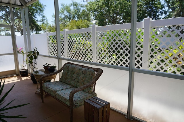 view of patio