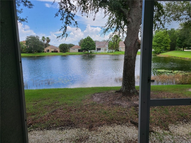 property view of water