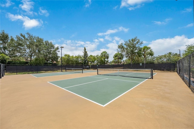 view of sport court featuring basketball court