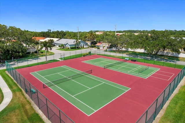 view of sport court