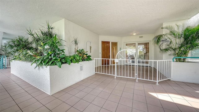 interior space featuring a balcony