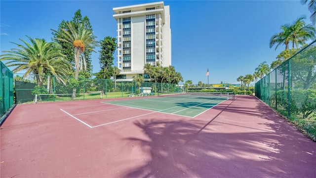 view of sport court