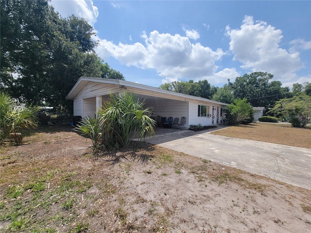 view of front of property