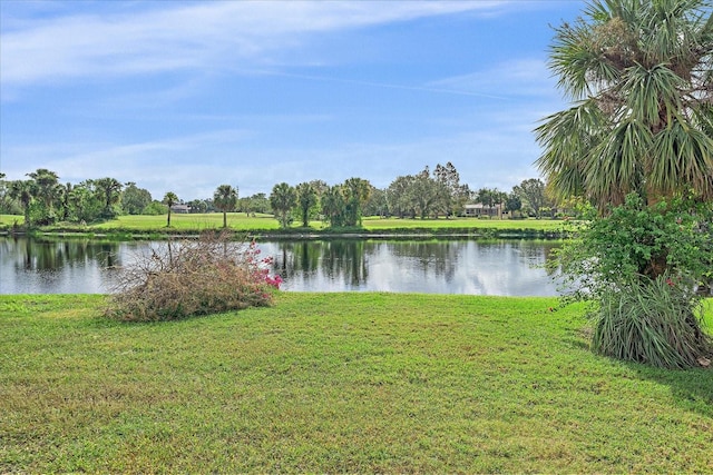 view of water feature