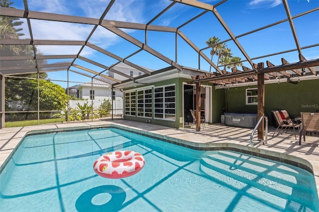 701 Armada Rd S, Venice, FL 34285 - outdoor pool with a lanai and a patio