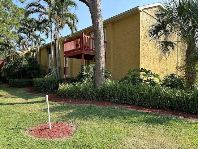 exterior space with a balcony