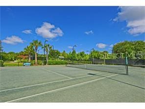 view of tennis court