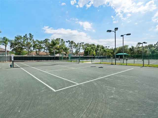 view of sport court