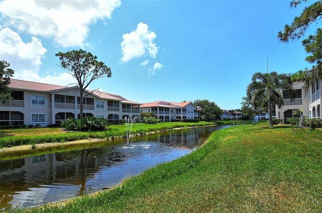 water view featuring a residential view