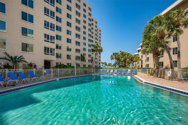 view of pool