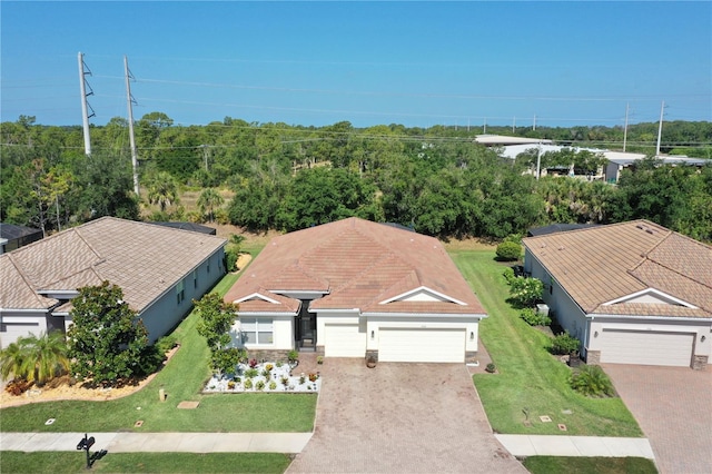 view of aerial view