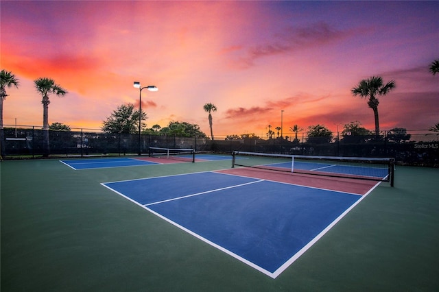 view of tennis court