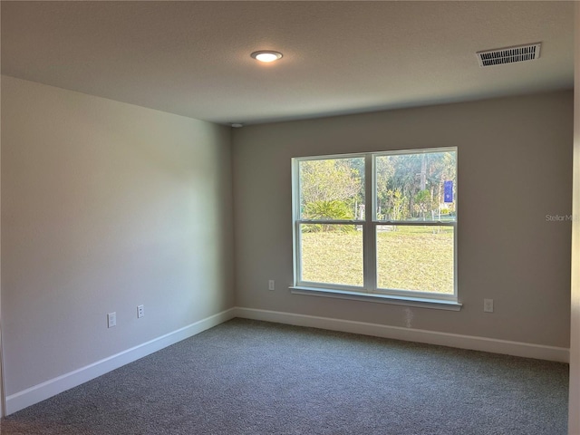 empty room featuring carpet flooring