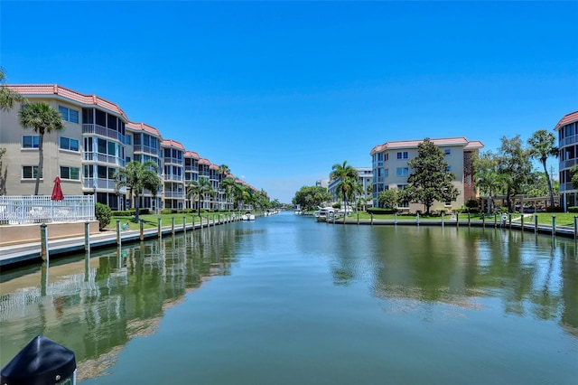 property view of water