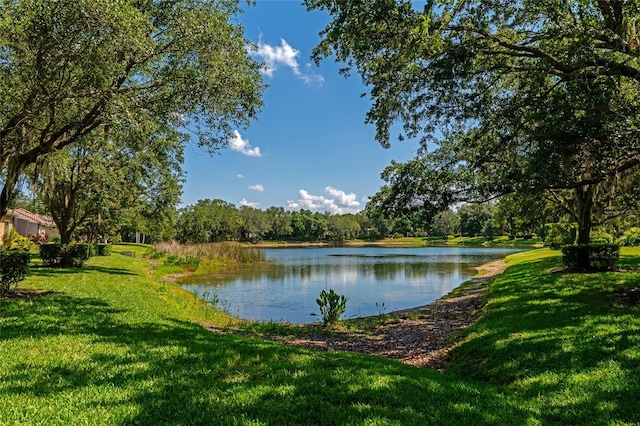 property view of water