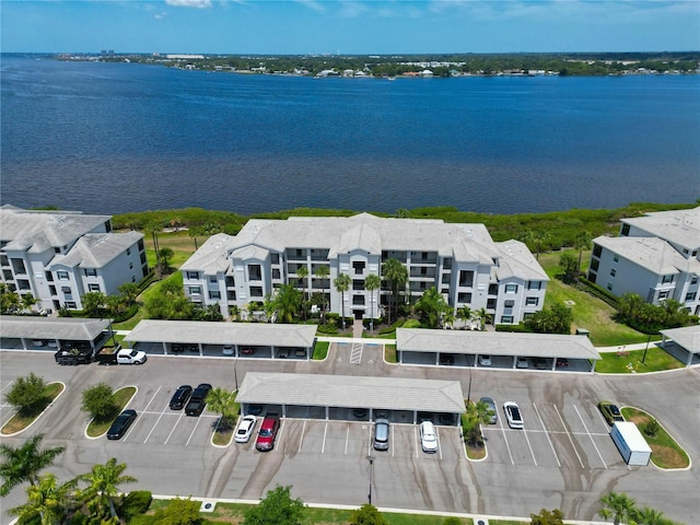 1020 Tidewater Shores Loop Unit 108, Bradenton, FL 34208 - aerial view of a nearby body of water and apartment complex