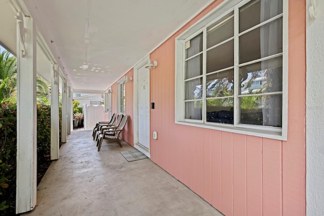 view of patio / terrace with a porch