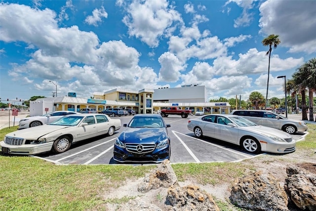 view of vehicle parking