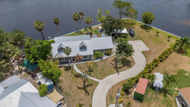 9610 SW Yacht Dr, Arcadia, FL 34269 - bird's eye view with a water view