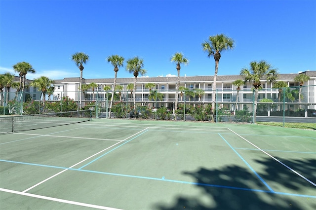 view of sport court