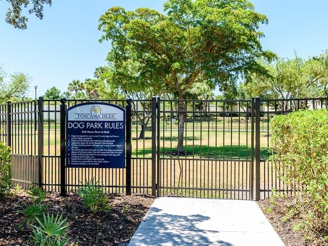 view of gate