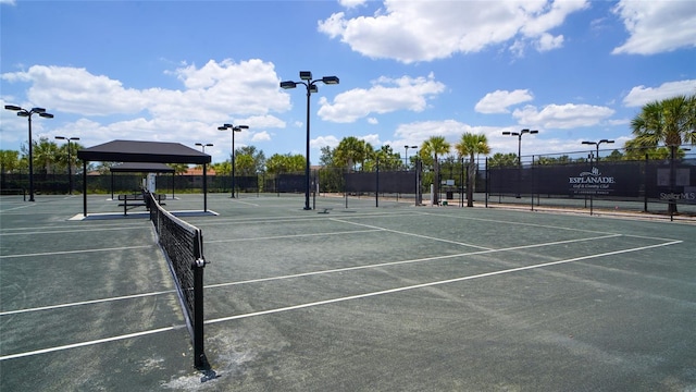 view of sport court