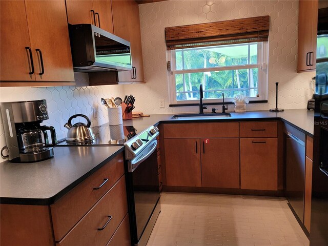 kitchen featuring sink and stainless steel appliances