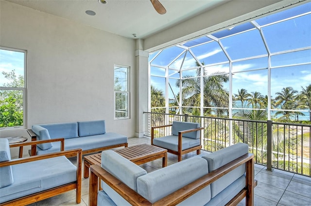 view of patio / terrace featuring outdoor lounge area