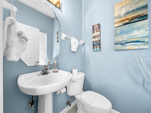 bathroom with toilet