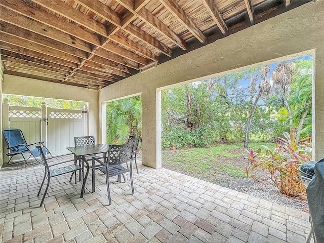 view of patio