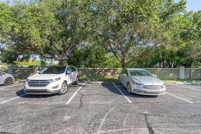 view of car parking