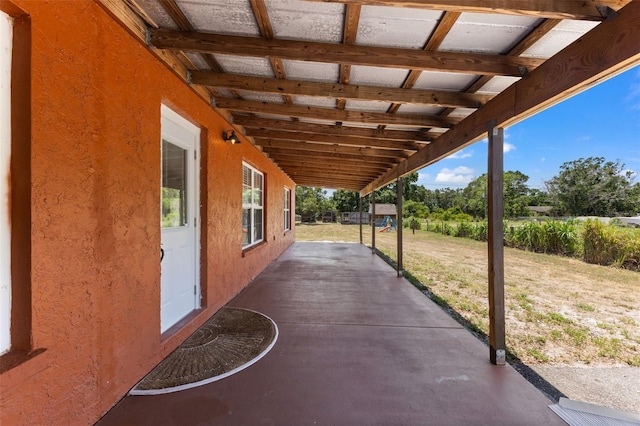 view of patio