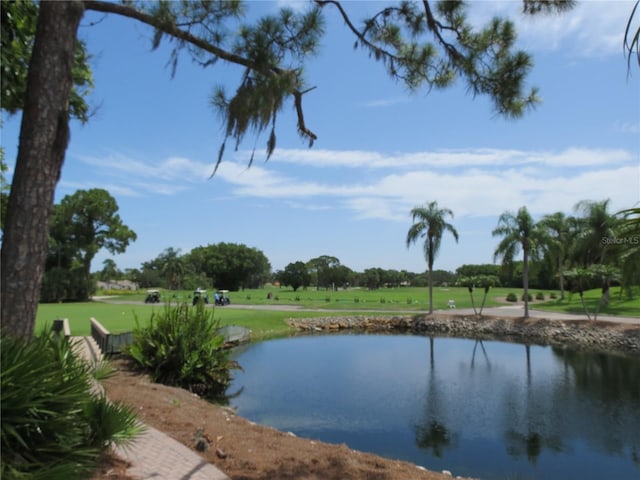 view of water feature