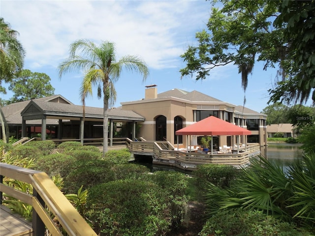 view of rear view of house