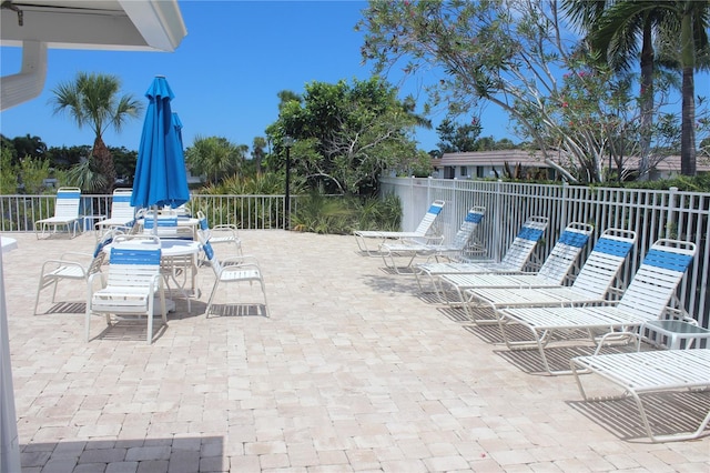 view of patio