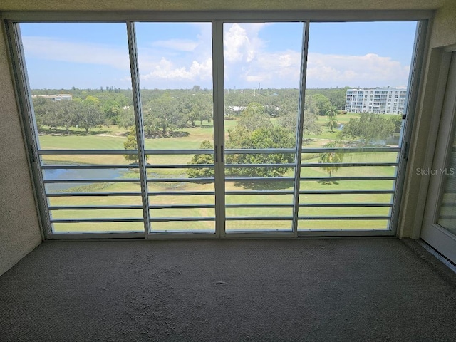 interior space with plenty of natural light