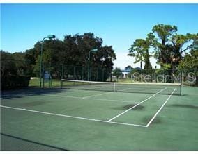 view of tennis court