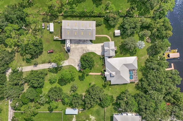 16990 River Boat Bnd, Alva, FL 33920 - birds eye view of property featuring a water view