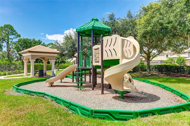 view of jungle gym