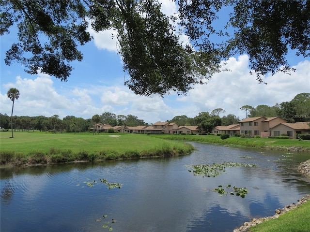 view of water feature