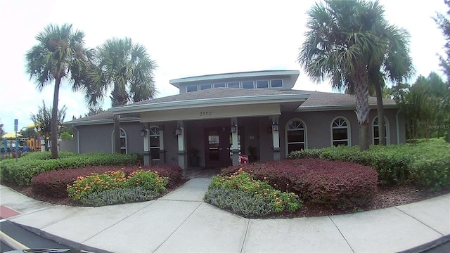 view of front of home with a porch