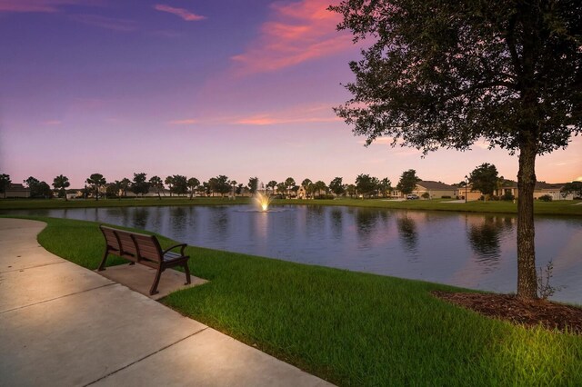 view of water feature