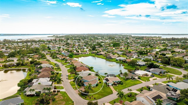 8607 51st Ave W, Bradenton, FL 34210 - aerial view of residential area with a large body of water