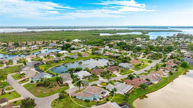 8607 51st Ave W, Bradenton, FL 34210 - aerial overview of property's location with nearby suburban area and a nearby body of water