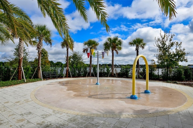 exterior space with a playground